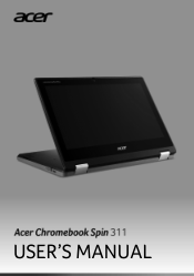 Acer Chromebook Spin 311 User Manual