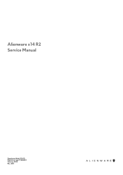 Dell Alienware x14 R2 Service Manual