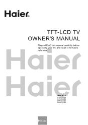 Haier L22C1120a User Manual