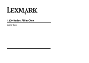 Lexmark X1240 User's Guide