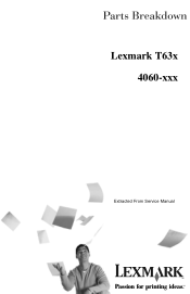 Lexmark T632dtn Parts Catalog