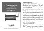 TRENDnet TEW-430APB User Guide