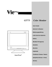 ViewSonic GT775 User Guide