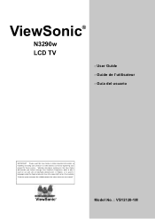 ViewSonic N3290w User Guide