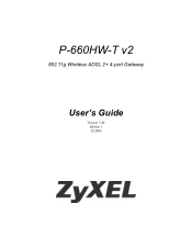 ZyXEL P-660HW-T3 v2 User Guide