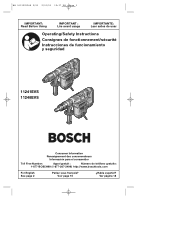 Bosch 11241EVS Operating Instructions