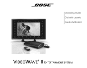 Bose Videowave II Entertainment Owner's guide