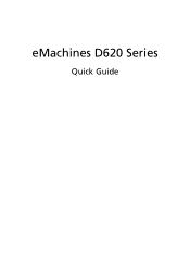 eMachines D620 eMachines D620 Series Quick Guide