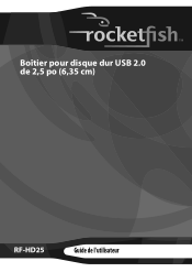 Rocketfish RF-HD25 User Manual (French)