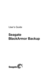 Seagate BlackArmor NAS 110 BlackArmor Backup User Guide