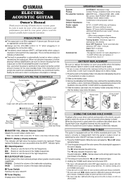 Yamaha APX900 Owner's Manual