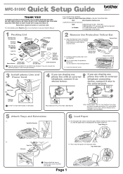Brother International 5100c Quick Setup Guide - English