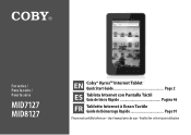 Coby MID7127 User Manual