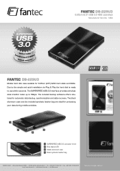 Fantec DB-229U3 Datasheet