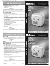 Holmes HAP2234 Product Manual