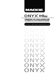 Mackie Onyx 24-4 Owner's Manual (German)