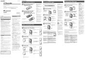 Sony ICD-B5 Operating Instructions