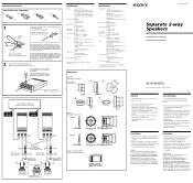 Sony XS-HF58 Manual de instrucciones (Español, Portugués)