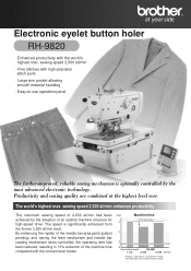 Brother International RH-9820 Product Information - English