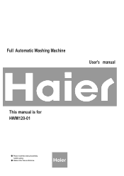 Haier HWM120-01 User Manual
