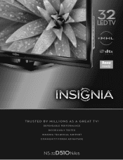 Insignia NS-32D510NA15 Information Brochure (English)