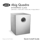 Lacie 4big Quadra Quick Install Guide