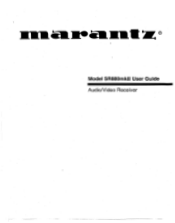Marantz SR-880mkII User Guid