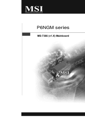 MSI P6NGM-FIH User Guide