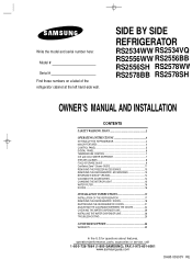 Samsung RS2520SW User Manual (user Manual) (ver.2.0) (English)