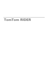 TomTom RIDER 2nd Edition User Guide