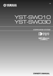 Yamaha SW030SL Owner's Manual