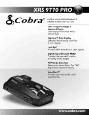 Cobra XRS 9770 PRO XRS 9770 PRO Features & Specs