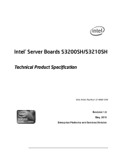 Intel S3200SHV Product Specification