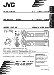 JVC G320 Instructions