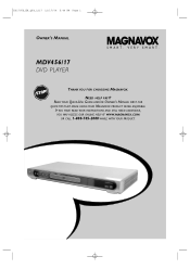 Magnavox MDV456 User manual,  English (US)