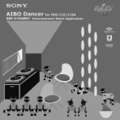 Sony ERS-210A/LI AIBO Dancer Users Guide