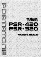 Yamaha PSR-320 Owner's Manual