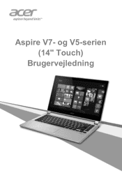 Acer Aspire V7-482PG Application Guide