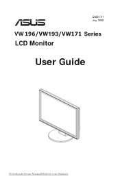 Asus VW196N User Guide