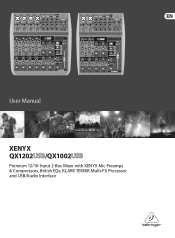 Behringer QX1202USB Manual