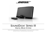 Bose SoundDock Series III Owner's guide
