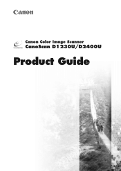 Canon CanoScan D2400UF CanoScan D1230U/D2400U Product Guide