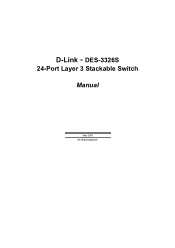 D-Link DES-3326SRM Product Manual