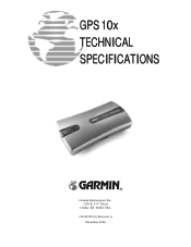 Garmin 010-00625-00 Technical Specifications