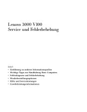 Lenovo V100 (German) Service and Troubleshooting Guide