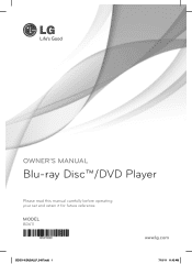 LG BD611 Owner's Manual