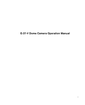 Panasonic E-37-V E-37-V Operation Manual