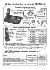 Uniden DECT4066A French Owners Manual