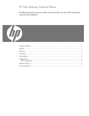 HP Rp5700 HP Disk Sanitizer, External Edition