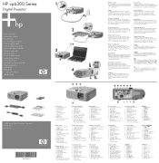 HP Vp6320 HP vp6300 Series Digital Projector - Quick Setup Guide